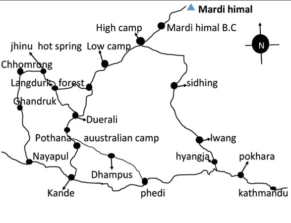 Mardi Himal Trek Itinerary