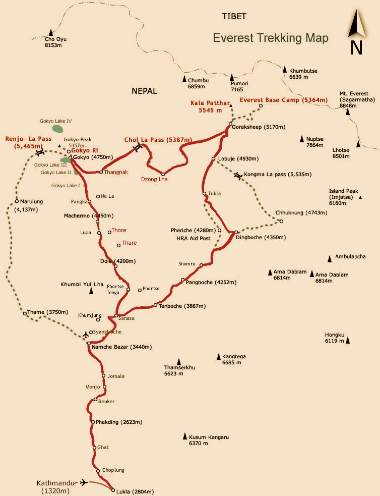 Everest Base Camp Trek Itinerary
